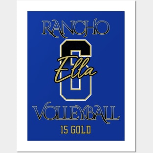 Ella #6 Rancho VB (15 Gold) - Blue Posters and Art